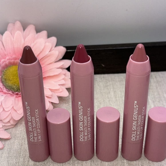 Doll Skin Genius The Multi Tasker 3-in-1 Lip Color Stick Trio - Picture 2 of 8